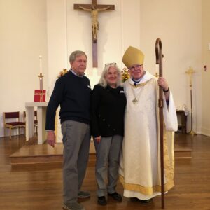 Larry & Paula Brown with Bp. Doug